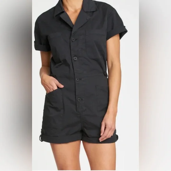 Torrid 8" Twill Lightweight Jumpsuit (Romper) - Picture 15 of 16